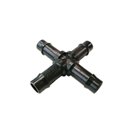 Barbed Cross 4 Way Connector
